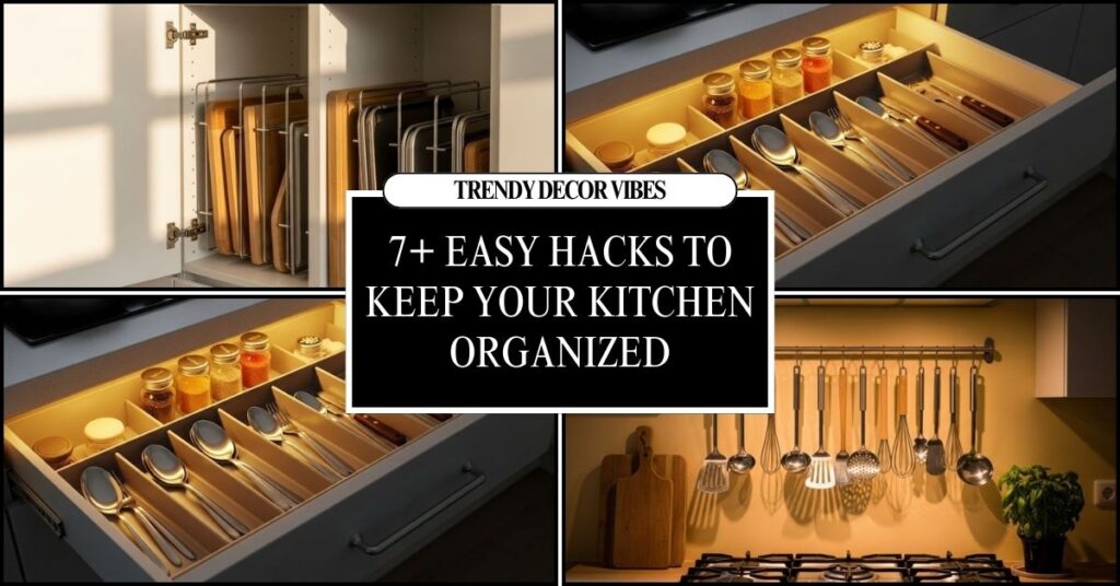 easy hacks to keep your kitchen organized