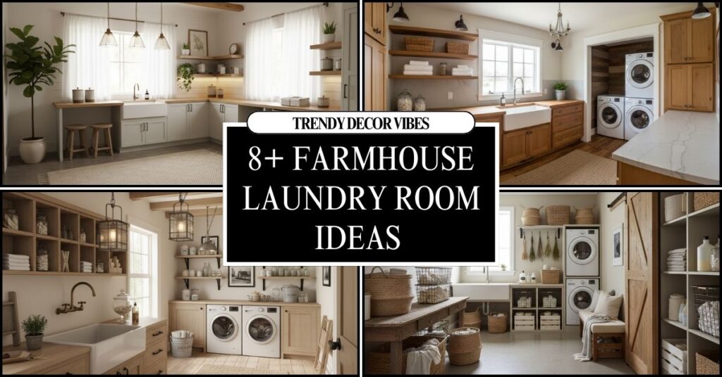Farmhouse Laundry Room Ideas for Cozy, Functional Spaces