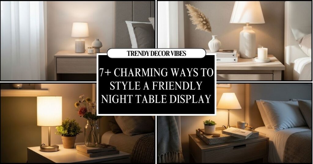 friendly night table display