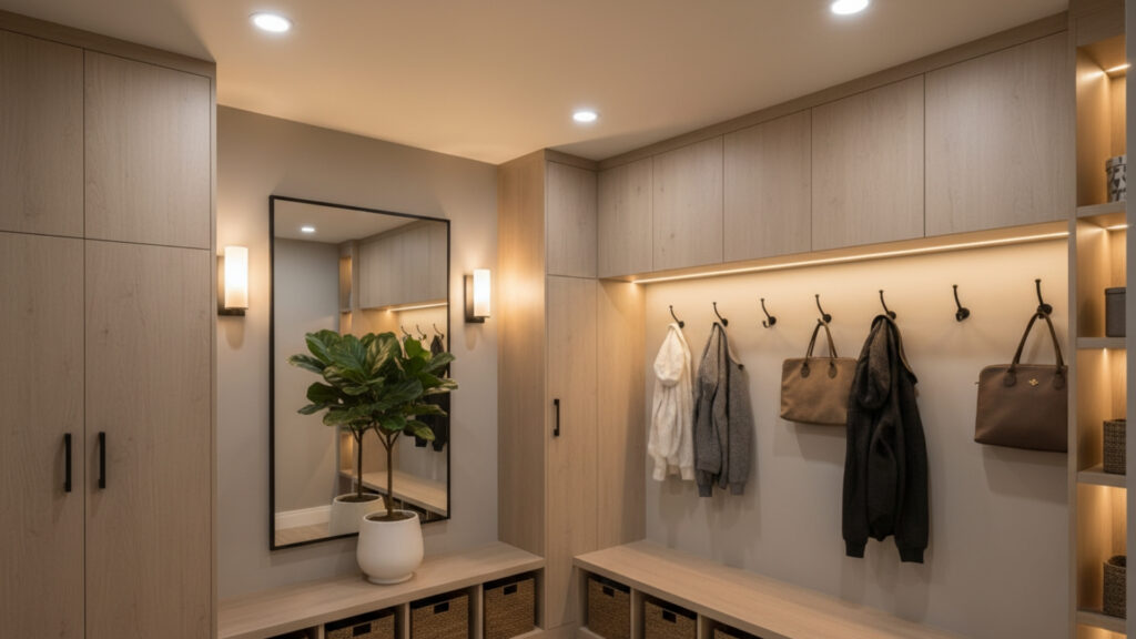 functional mud room lighting ideas