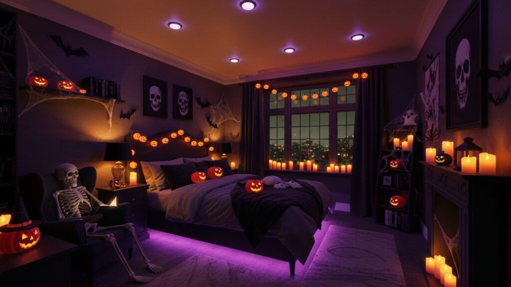 Creative Lighting to Enhance Halloween Ambiance