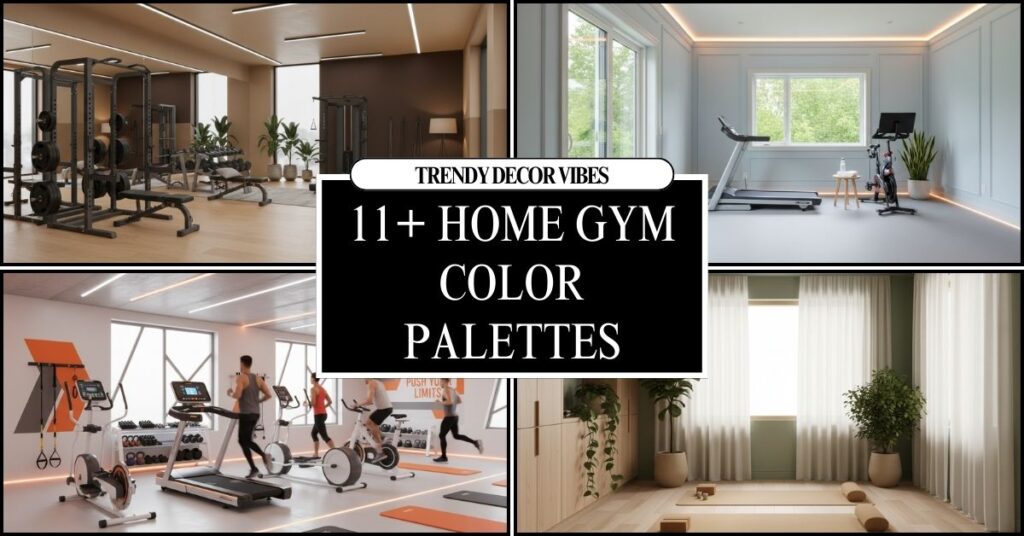 Home Gym Color Palettes That Inspire Energy and Focus Now