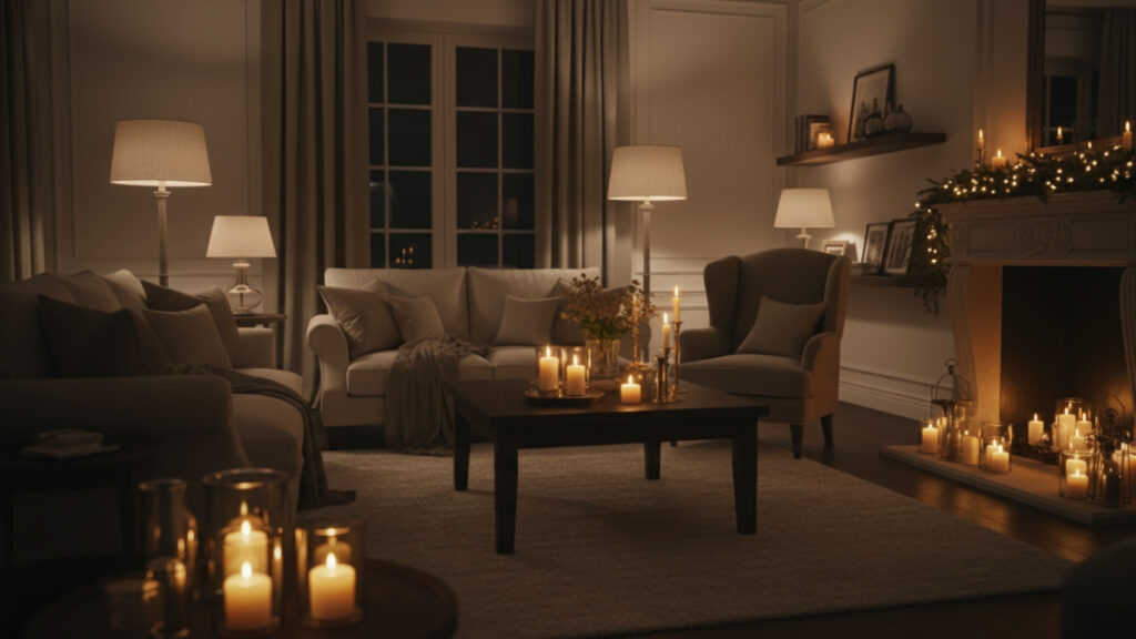 Incorporate Ambient Lighting to Create a Warm Glow