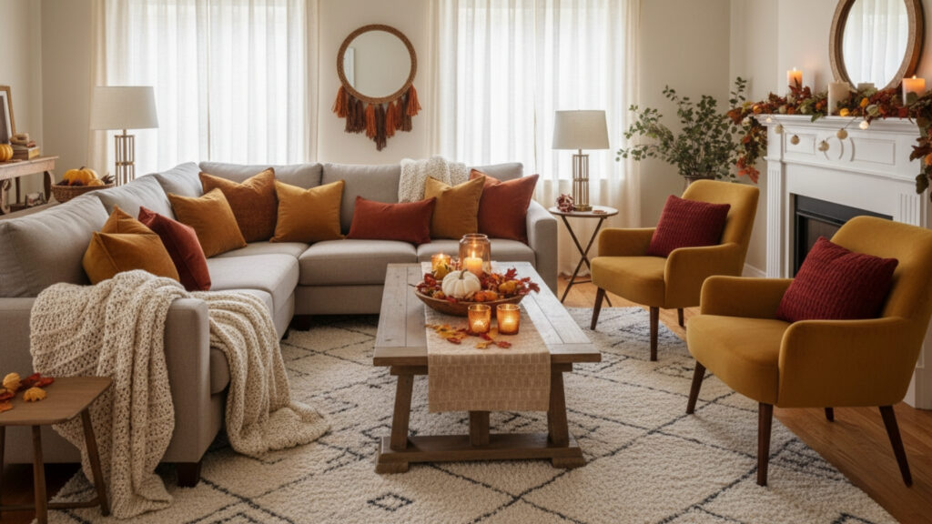 Layer Soft Textiles to Add Comfort and Seasonal Warmth Indoors