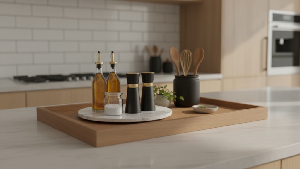 Layer Trays to Organize