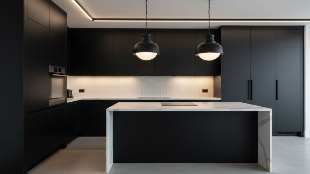 Matte Black Cabinet Colors