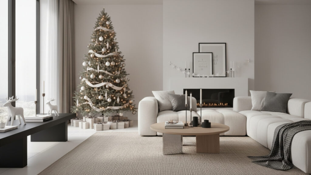 Embrace Minimal Color Palettes for Modern Christmas Decor Style