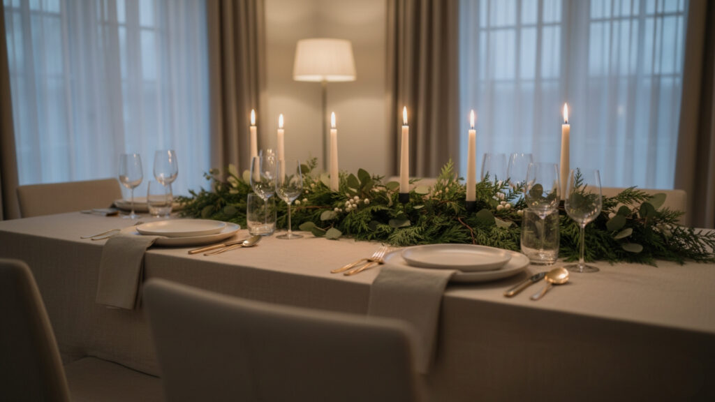 Create Modern Christmas Table Settings With Subtle Luxury