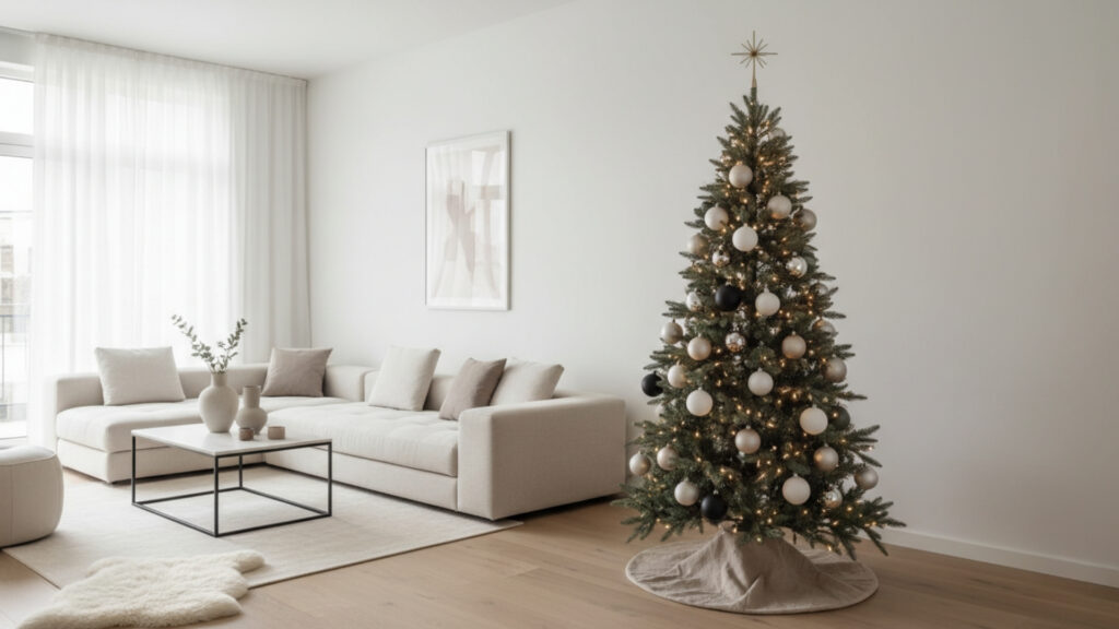 Style a Modern Christmas Tree With Clean Lines and Elegance