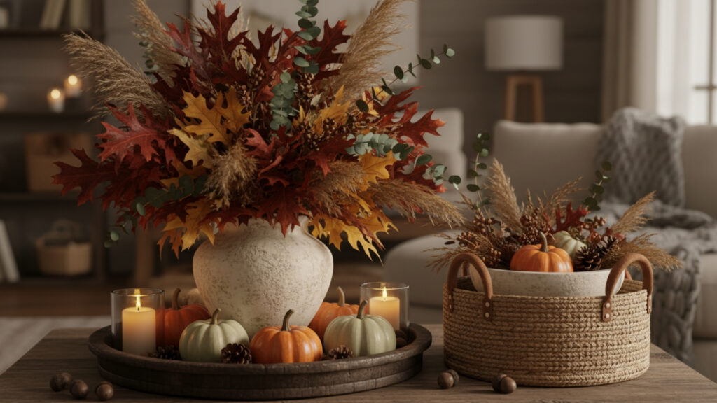 Incorporate Natural Elements for an Organic Autumn Feel