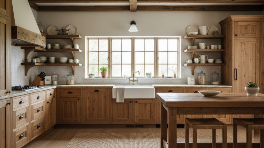 Natural Wood Cabinetry