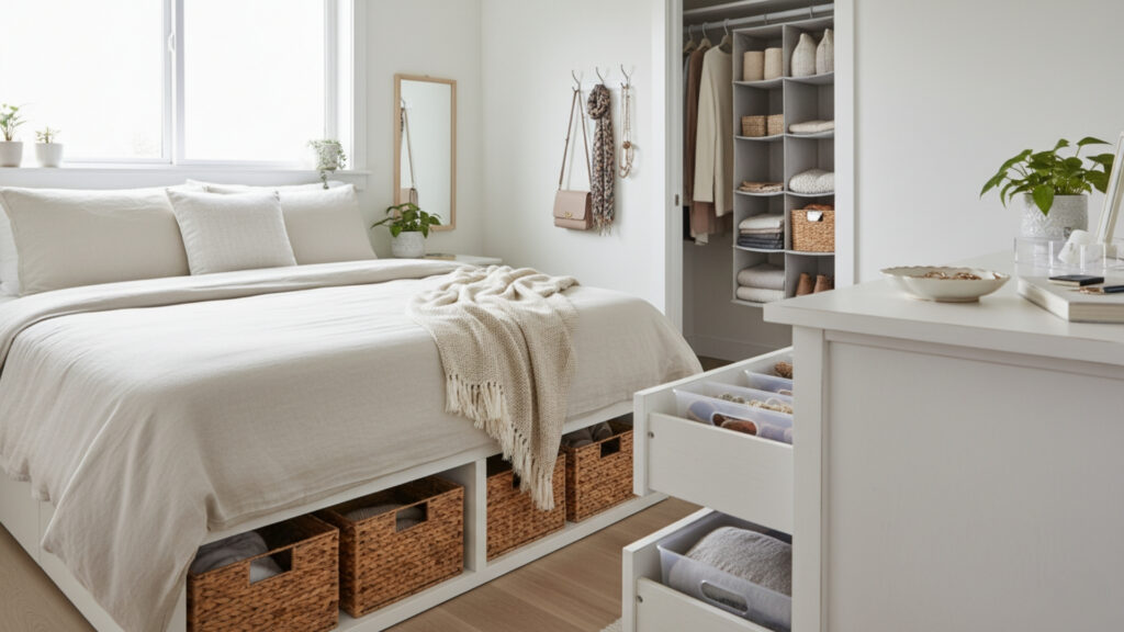 Organize Your Bedroom With Functional Dollar Store Finds