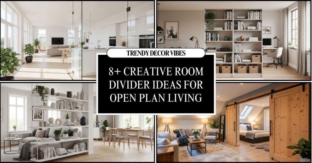 room divider ideas for open plan living
