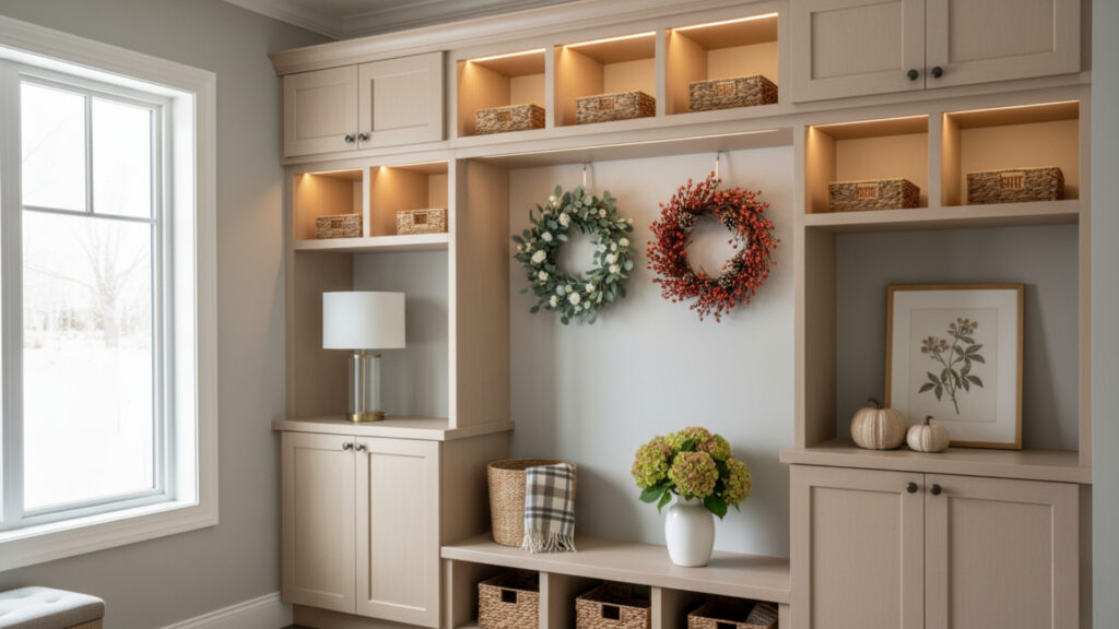 Add Seasonal Decor to Make Your Mud Room Inviting Year-Round