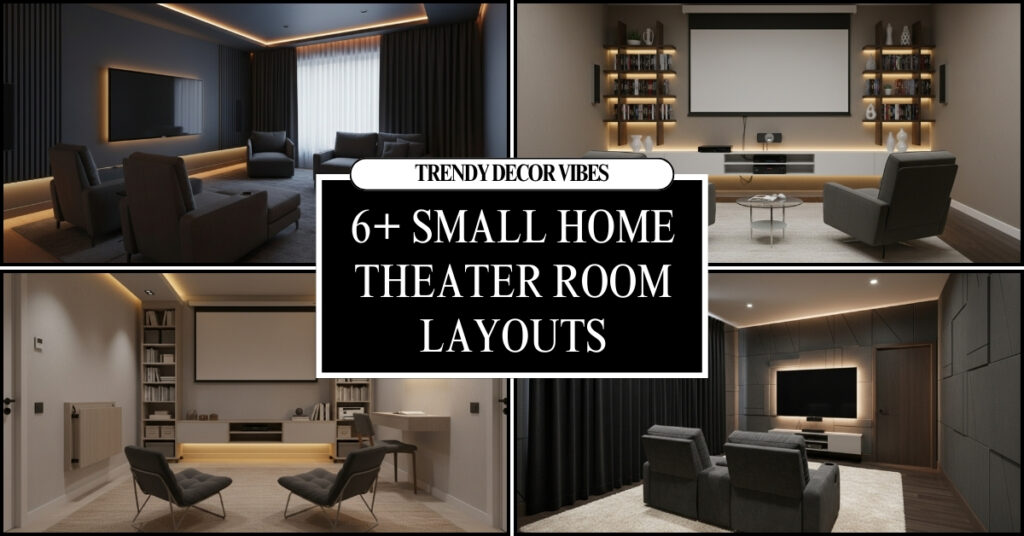 Small Home Theater Room Layouts That Maximize Space