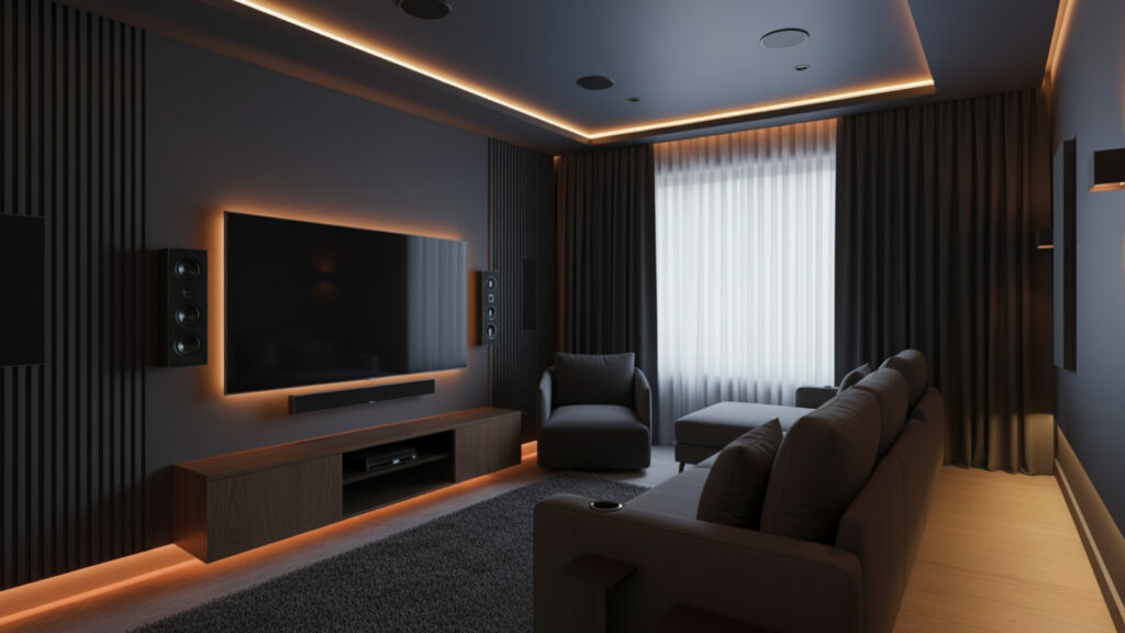 smart lighting zones for small home theaters