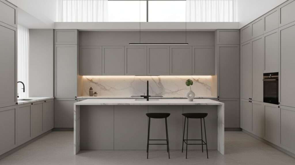 Soft Gray Kitchen Cabinet Colors
