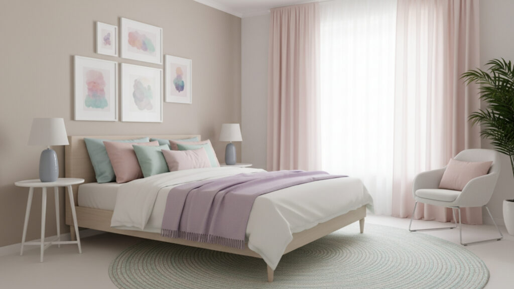 Soft Pastels For A Light