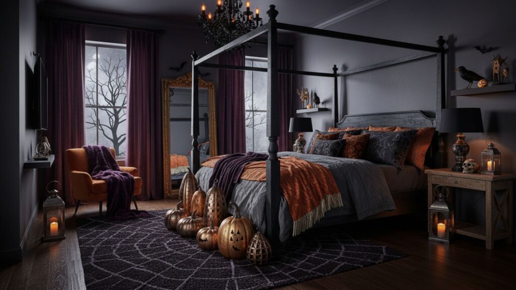 Halloween Bedroom Color Palette
