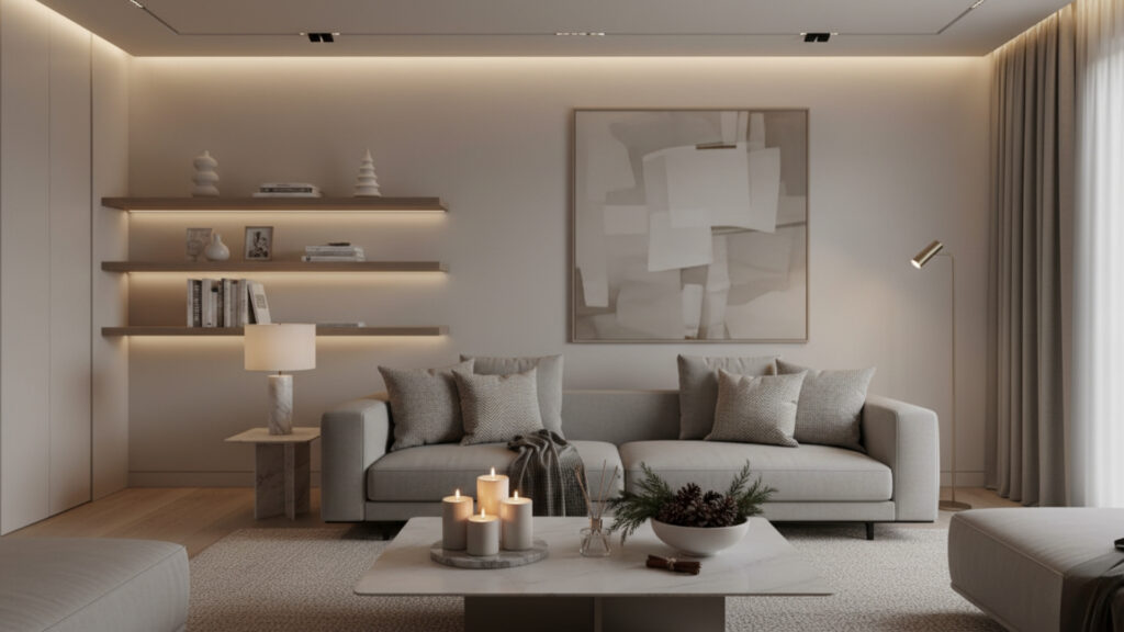 thoughtful finishing details modern christmas decor