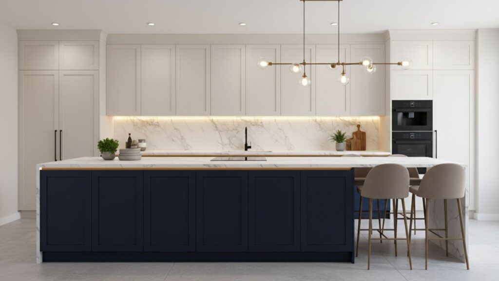 Two-Tone Kitchen Cabinet