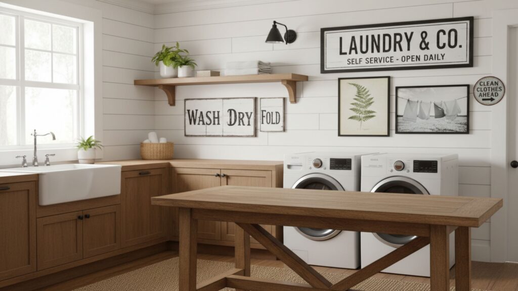 Wall Decor and Signage That Adds Personality to Farmhouse Spaces