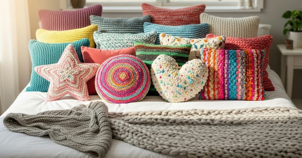 Add Soft Textures with DIY Throw Pillows