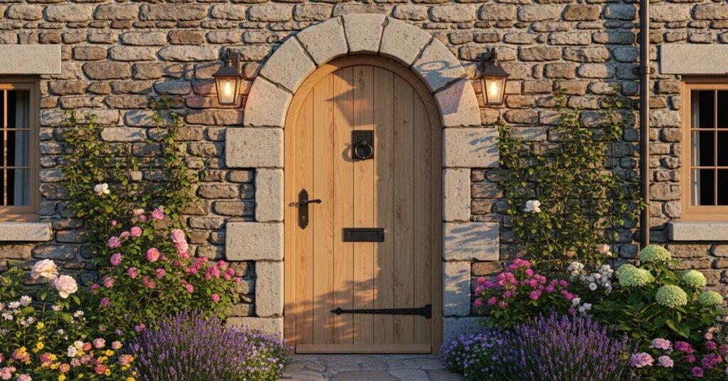 Sliding Rustic Wooden Doors for Modern Farmhouse Interiors