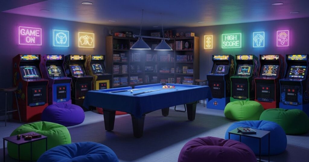 Basement Game Room