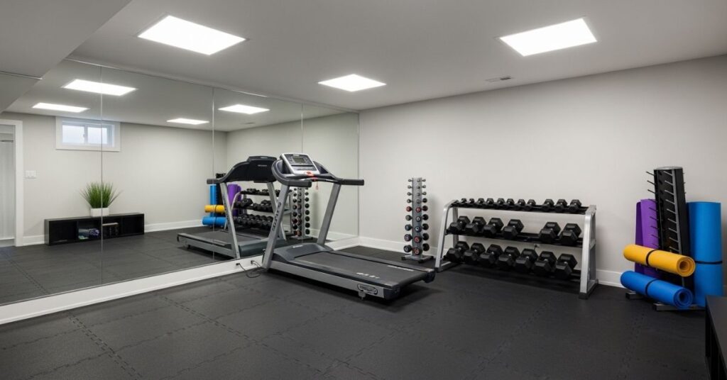 Basement Gym & Fitness Space
