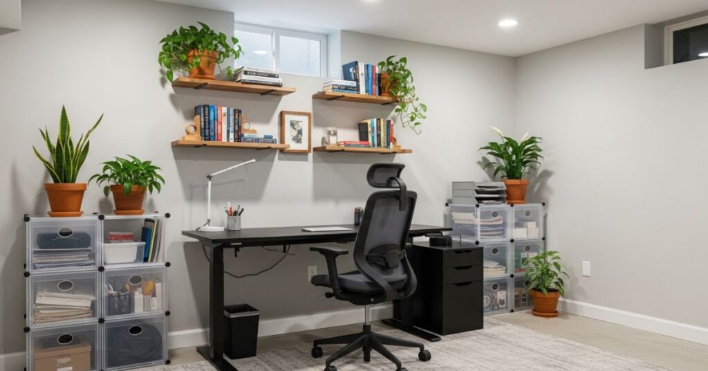 Basement Home Office