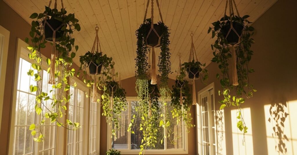 Best Hanging Plants for a Sunroom Ceiling