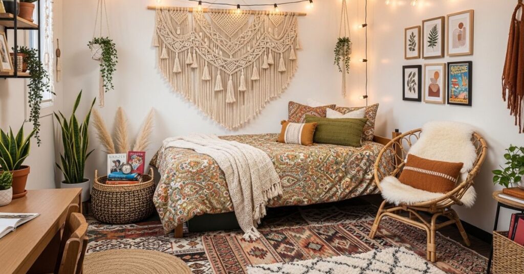 Boho Dorm Room Items for a Chic College Vibe