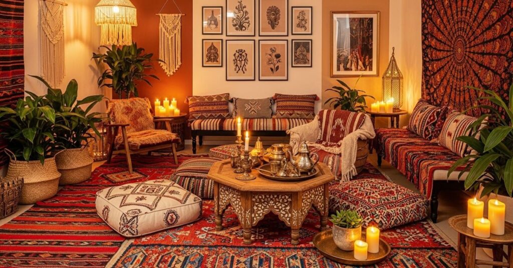 Boho-Inspired Rooms with Global Influence