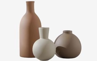 Ceramic Vase Set of 3, Vases Home Decor