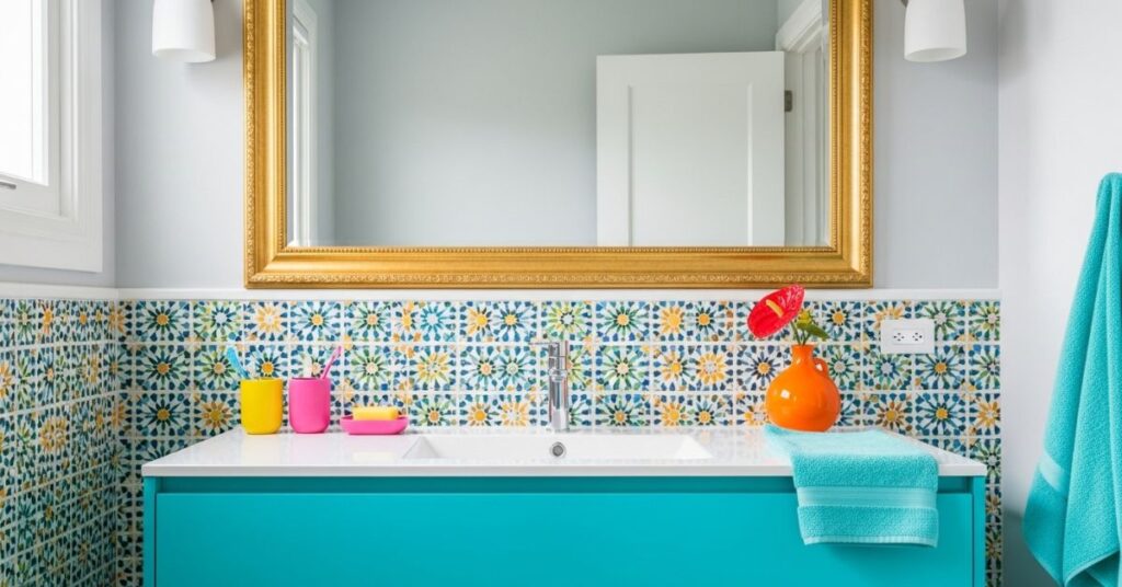 Colorful Bold Vanity Designs
