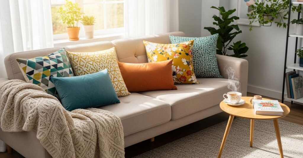 Cozy Throw Pillows & Blankets