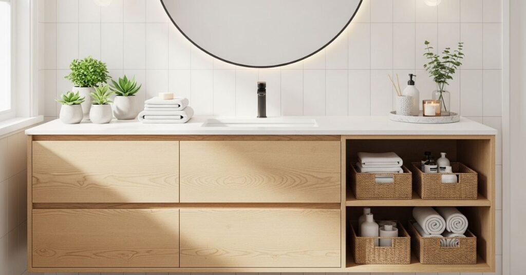 Creative Storage Solutions with Vanity Cabinets