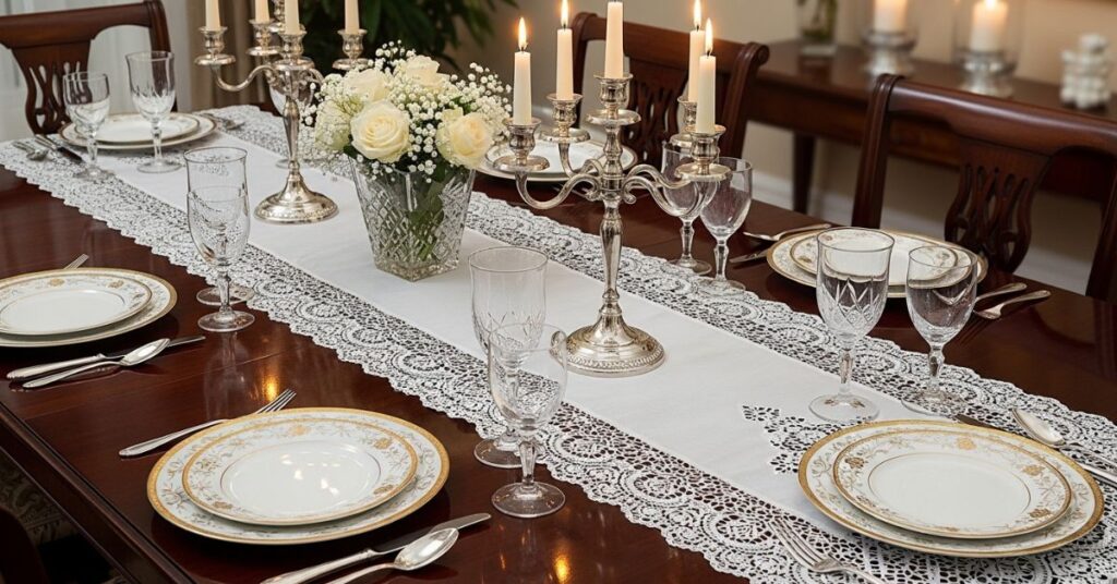 Elegant Lace Table Runners