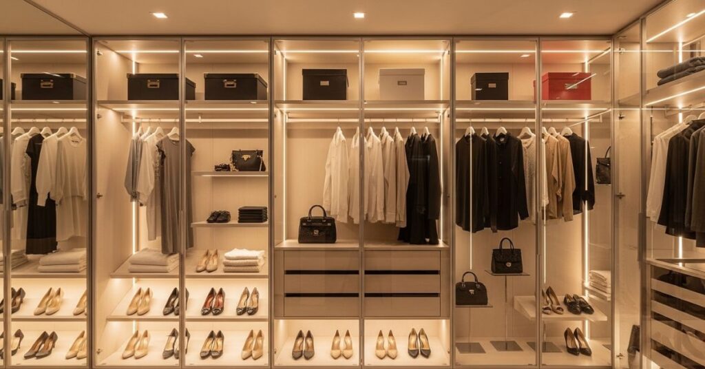 Glass Doors and Transparent Cabinets