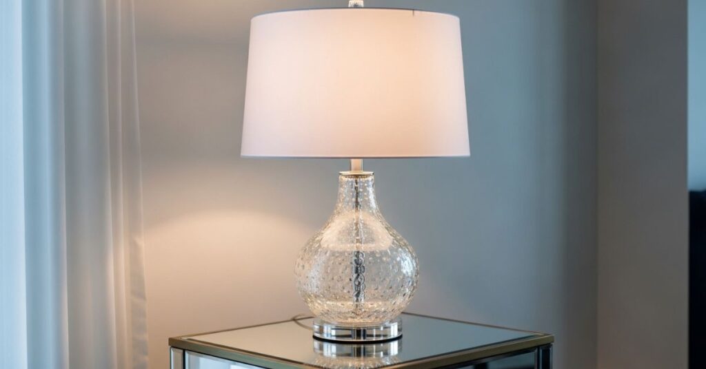 Glass and Crystal Stylish Table Lamps