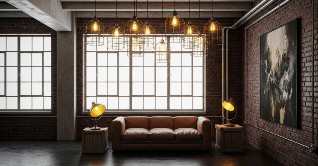 Industrial Style Ceiling Light Designs