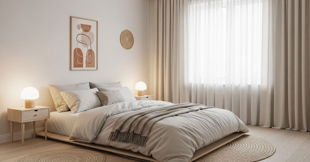 Japandi Bedroom Styling for a Peaceful Sleep Space