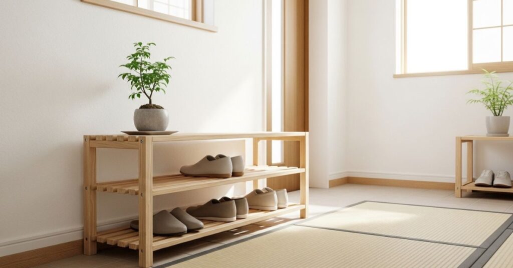 Japanese-Inspired Entryway
