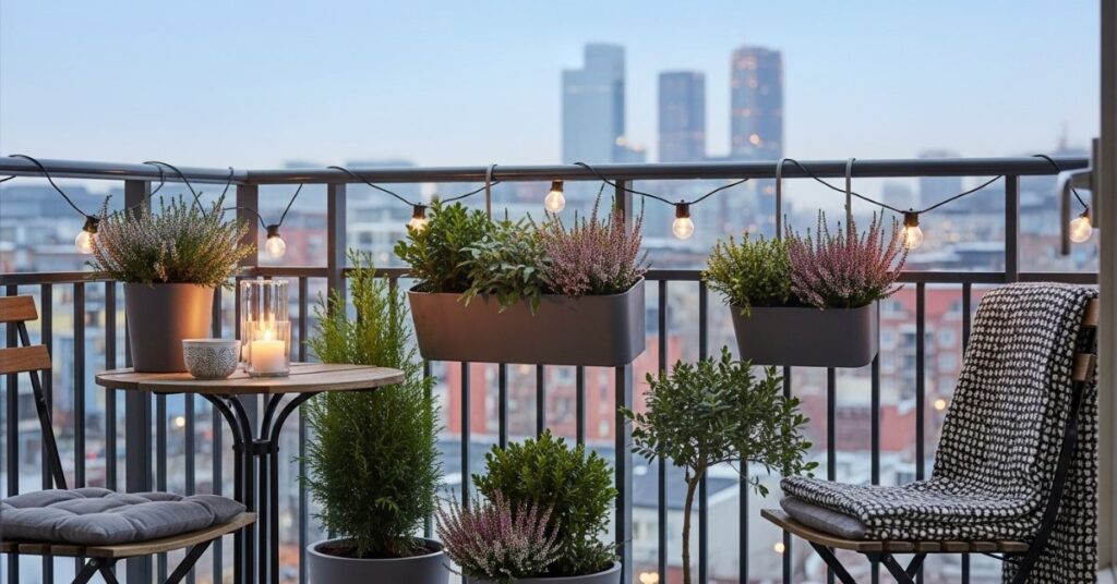 Low Effort Winter Planters for Apartment Balconies