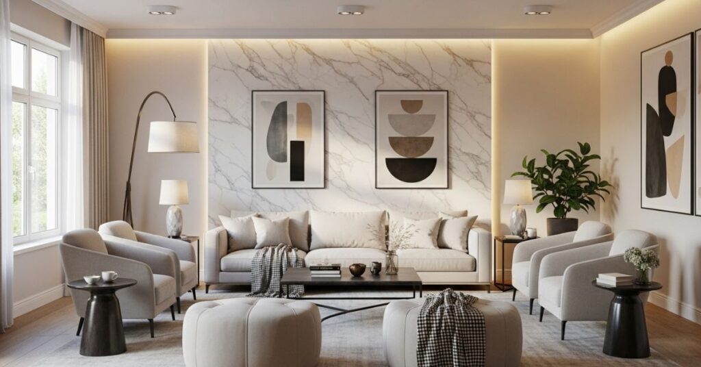 Marble Accent Wall Design Ideas