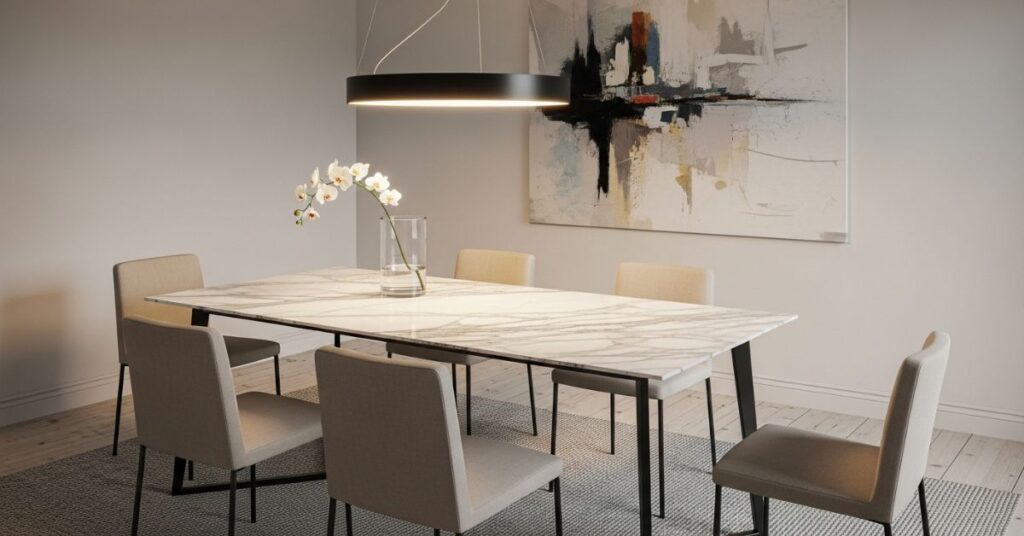 Marble Dining Table & Décor Design Ideas