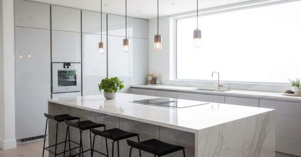 Marble Kitchen Island Design Ideas