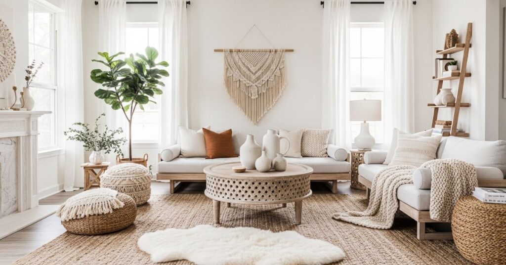 Minimal Yet Warm Modern Boho Interiors