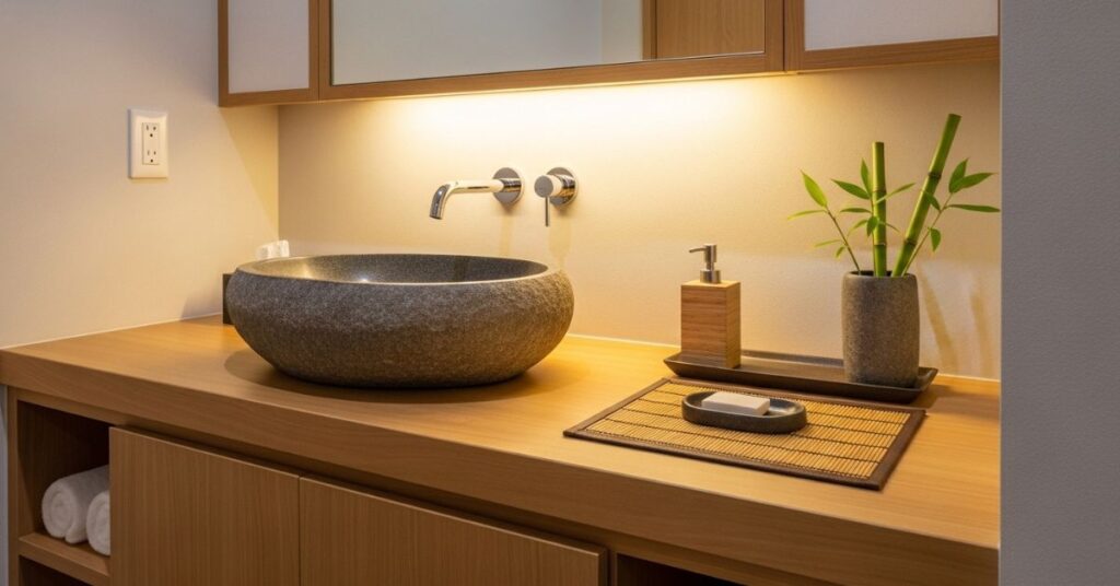 Minimalist Japanese Bathroom Retreat